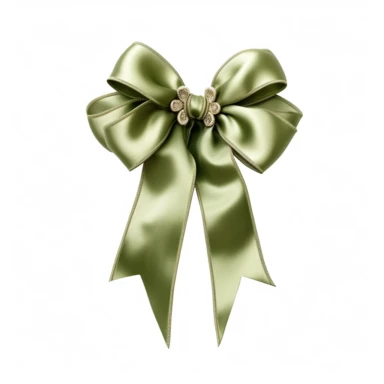 one biggest huge thin ribbon light khaki green bow delicate long long tail silk ribbon clipart transparent png aesthetic truly timeless elegance premium luxury ornate photo realistic honestly reality consistent quality unique exquisite iridescence individuality array of rich treasured throughout the ages refinement symbolizing luxury glamour allure wonders oluminous quality light in a myriad of enchanting royal jewelry delicate polished sophistication simple fine craftsmanship visual appeal puri