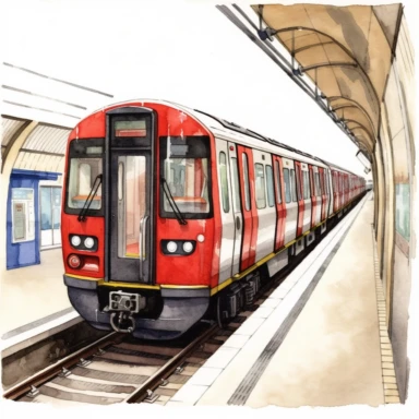 london subway UK, watercolour illustration clipart, extremely detailed, 4k, high quality, isolated on white background - Image #2 <@1098423716465102849>