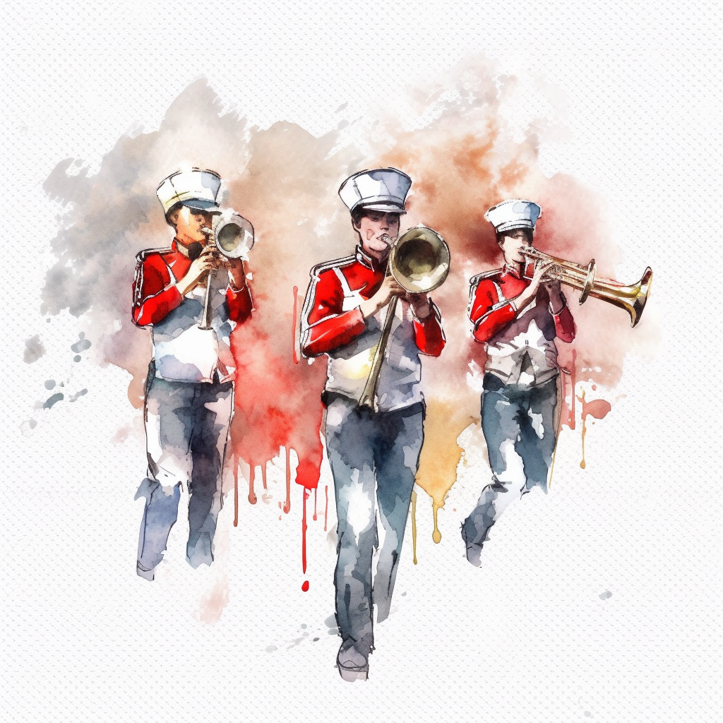 marching band clipart
