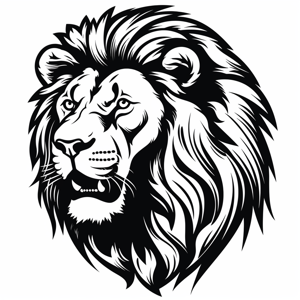 black lion cliparts