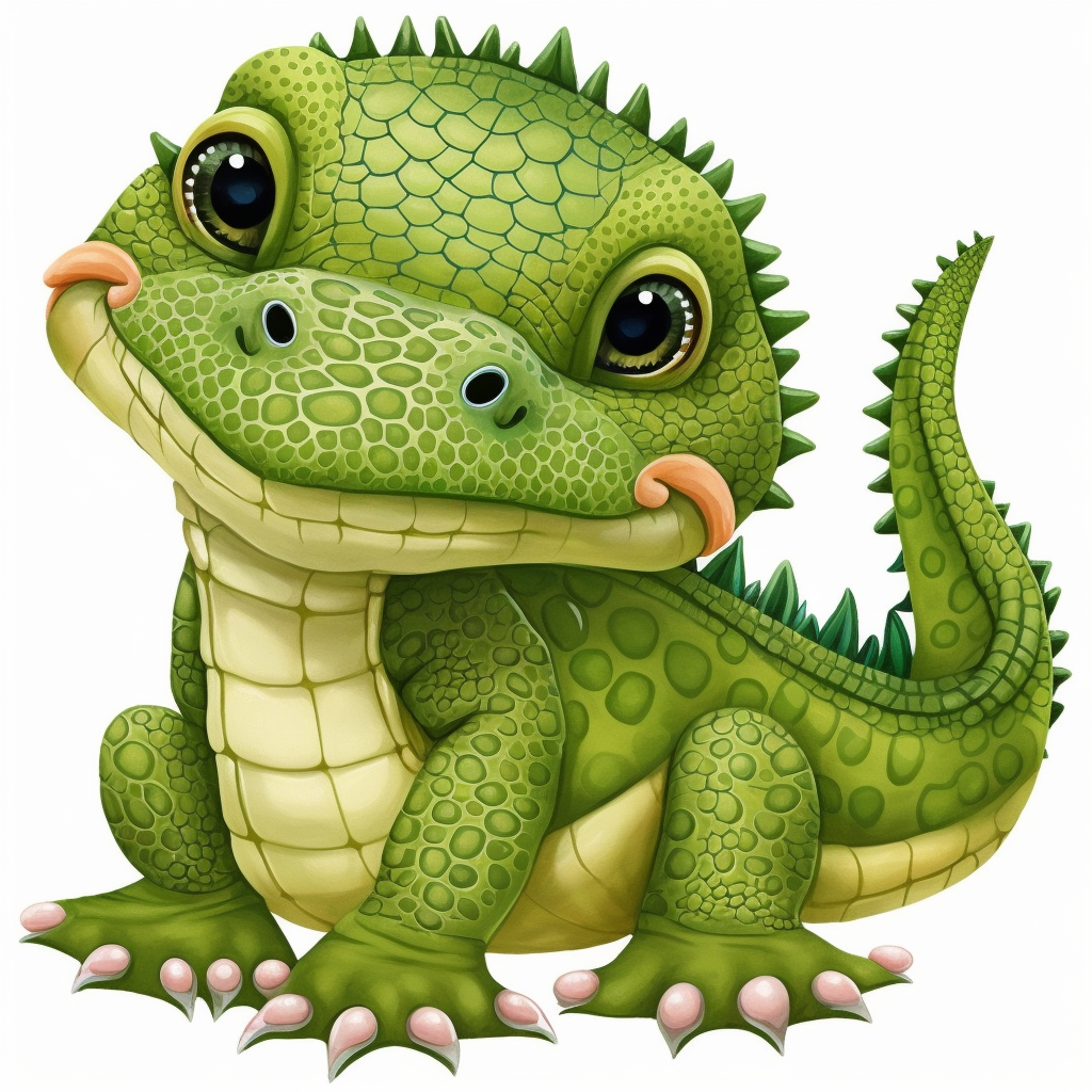 baby alligator cliparts