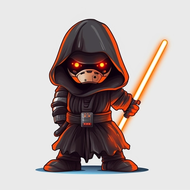 star wars character, animated, high resolution, clipart, colorful