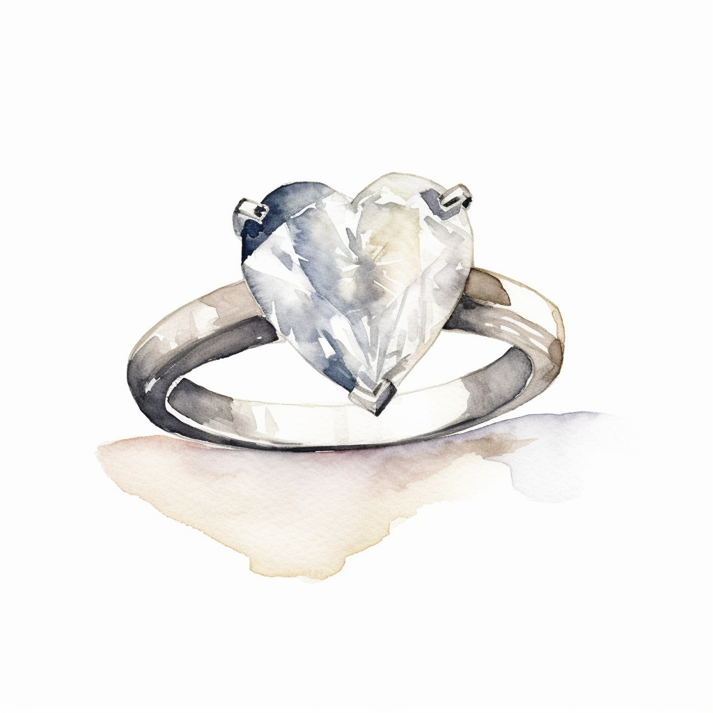 diamond heart cliparts