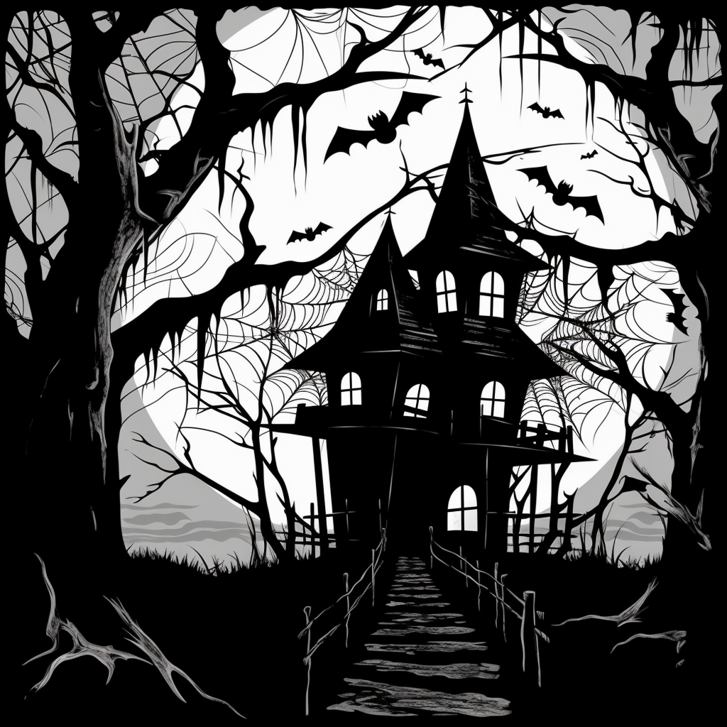 haunted tree cliparts