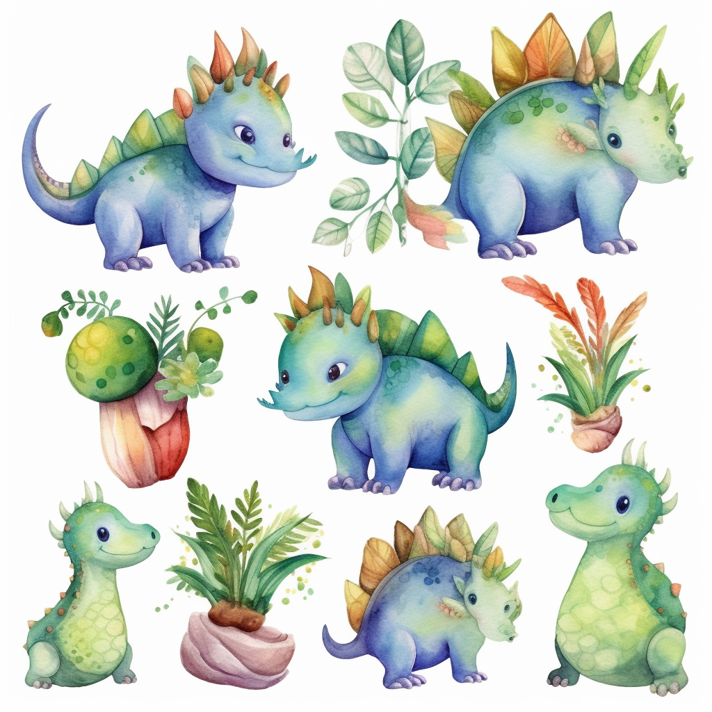 dino cliparts