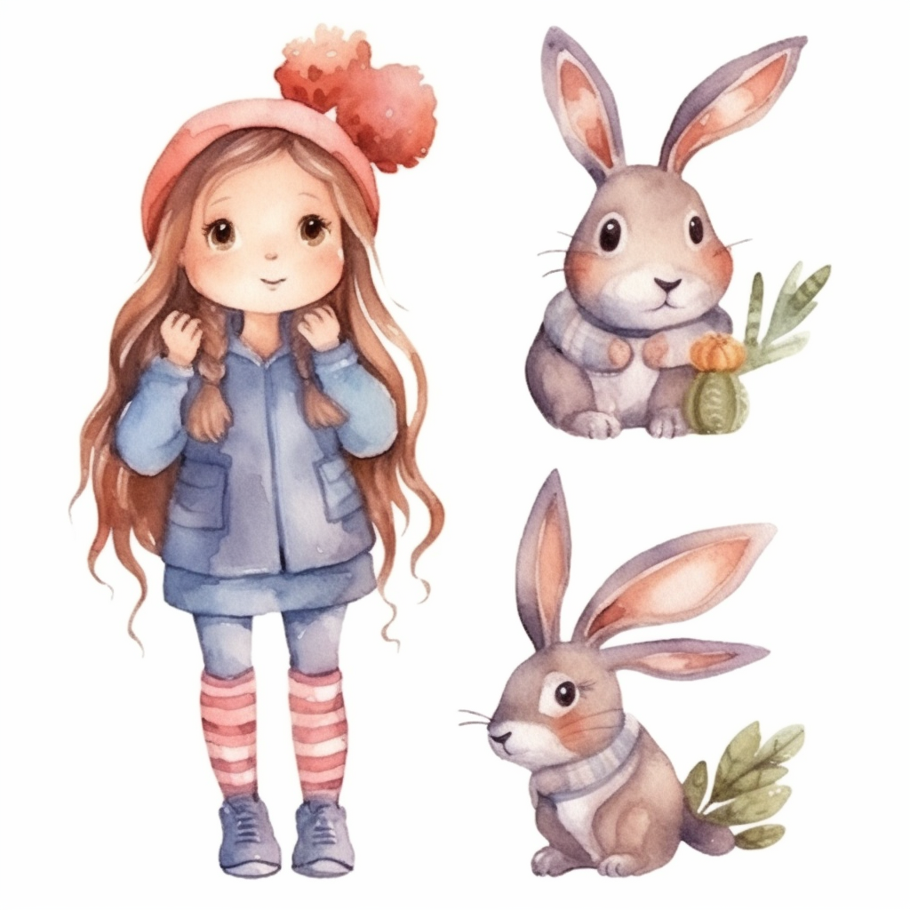 bunnies cliparts