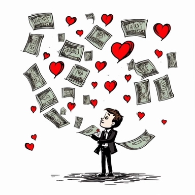 money inspired clip art stickers, in the style of bansky