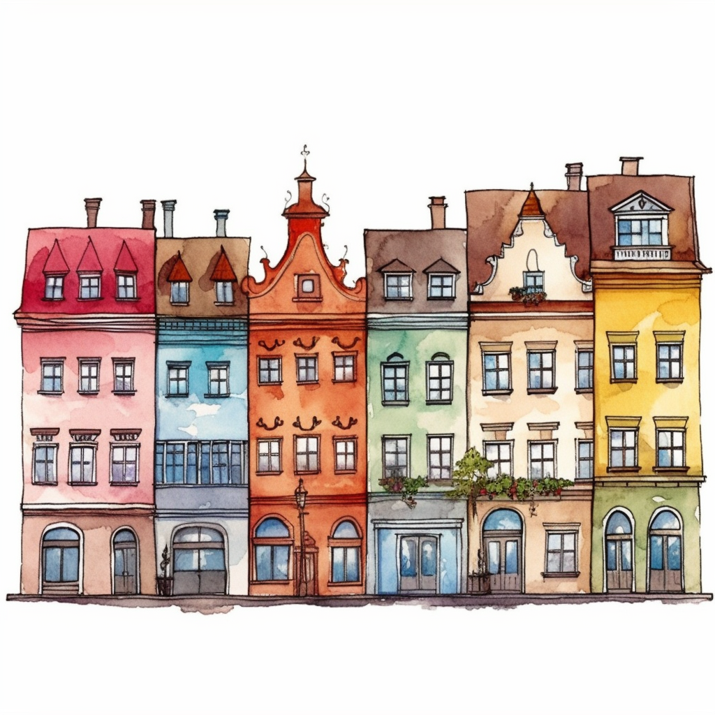 old town cliparts