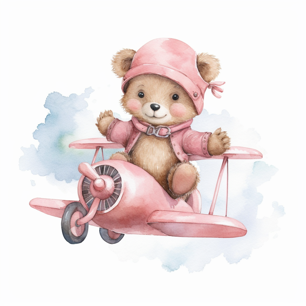 cute plane cliparts