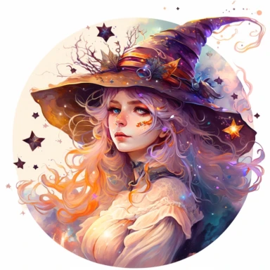 beautiful witch, watercolor clipart reading, in the style of the stars art group (xing xing), tanya shatseva, artgerm, Victor Nizovtsev, Josephine Wall, pastel colors scheme, charming character illustrations, cute cartoon, beautiful facial features, detailed costumes, lovely, uhd image, transparent/translucent medium, bloomcore, matte painting, white background, Nita Engle, Anne Kullberg, Yee Chong, Larissa Ria Loomans –seed 3485400104