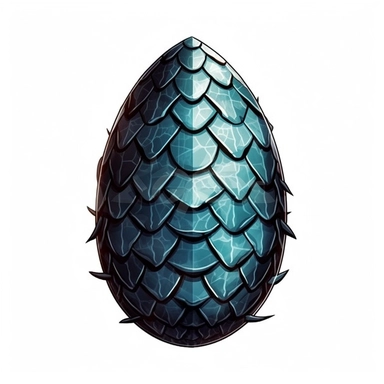 Cute Beautiful Dark Dragon Egg Sublimation Clipart ,Cartoon,hyper realistic, intricate detail, illustration style,high solution,on the white background