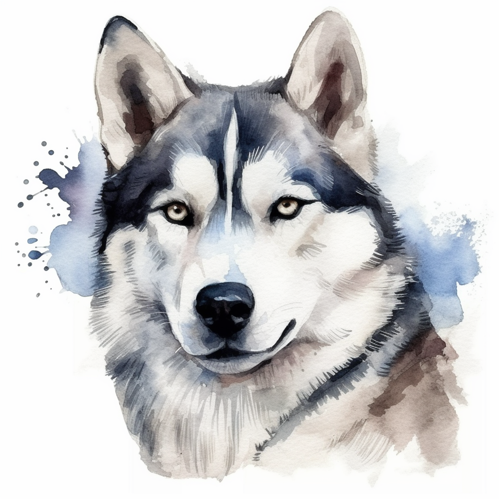huskies cliparts