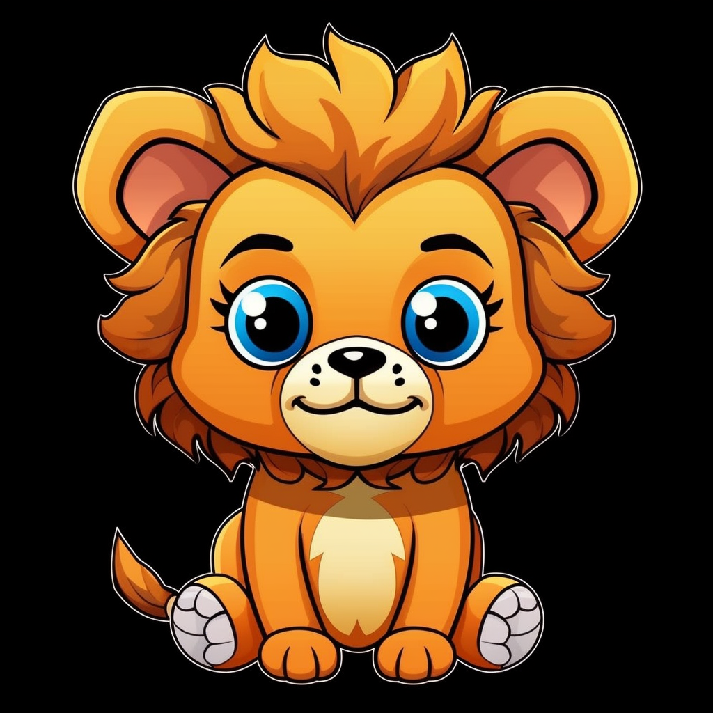 cartoon lion cliparts