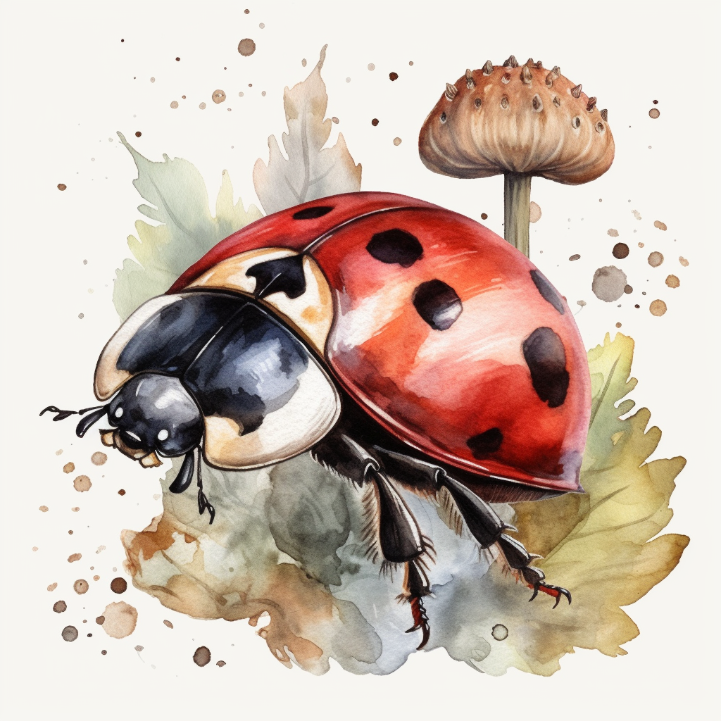 black and white ladybug clipart