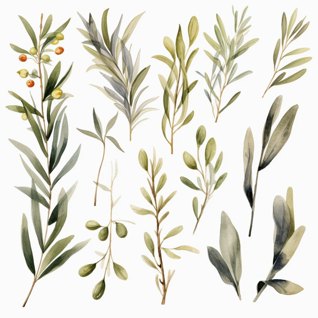 olive branch clipart