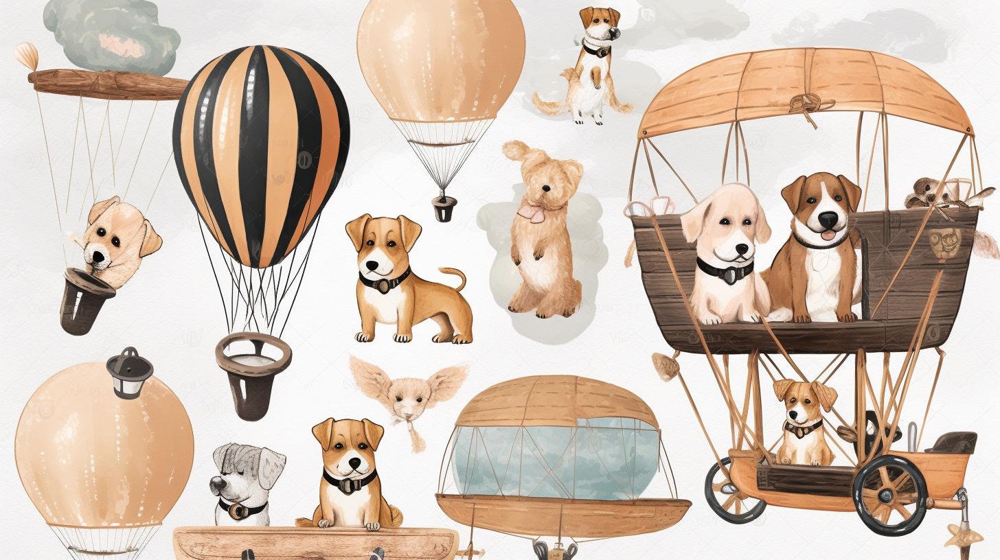 balloon dog cliparts