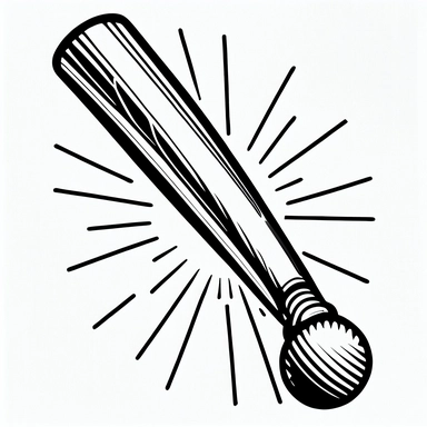 baseball bat drawing , clip art baseball bat , cartoon baseball bat , unique baseball bat stencil , standing upward baseball bat