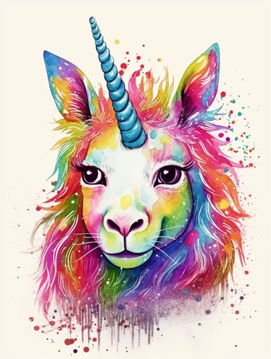 Cat Clipart, Rainbow Caticorn, Printable, SVG, Commercial Use, #CP722