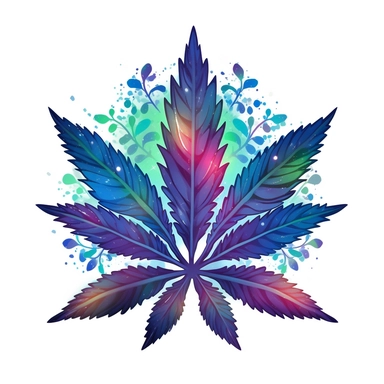 clipart cannabis leaf, Galaxy, high quality artwork, HD