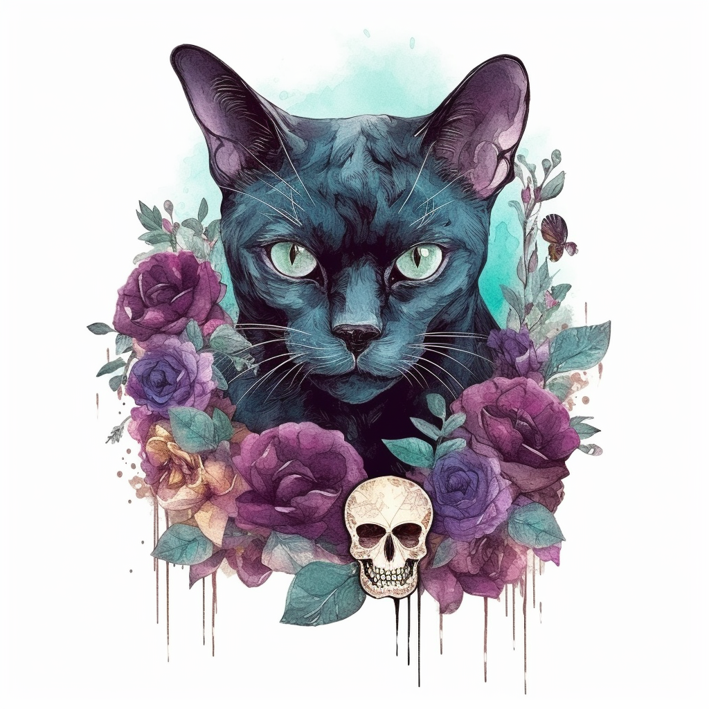 cat resting cliparts