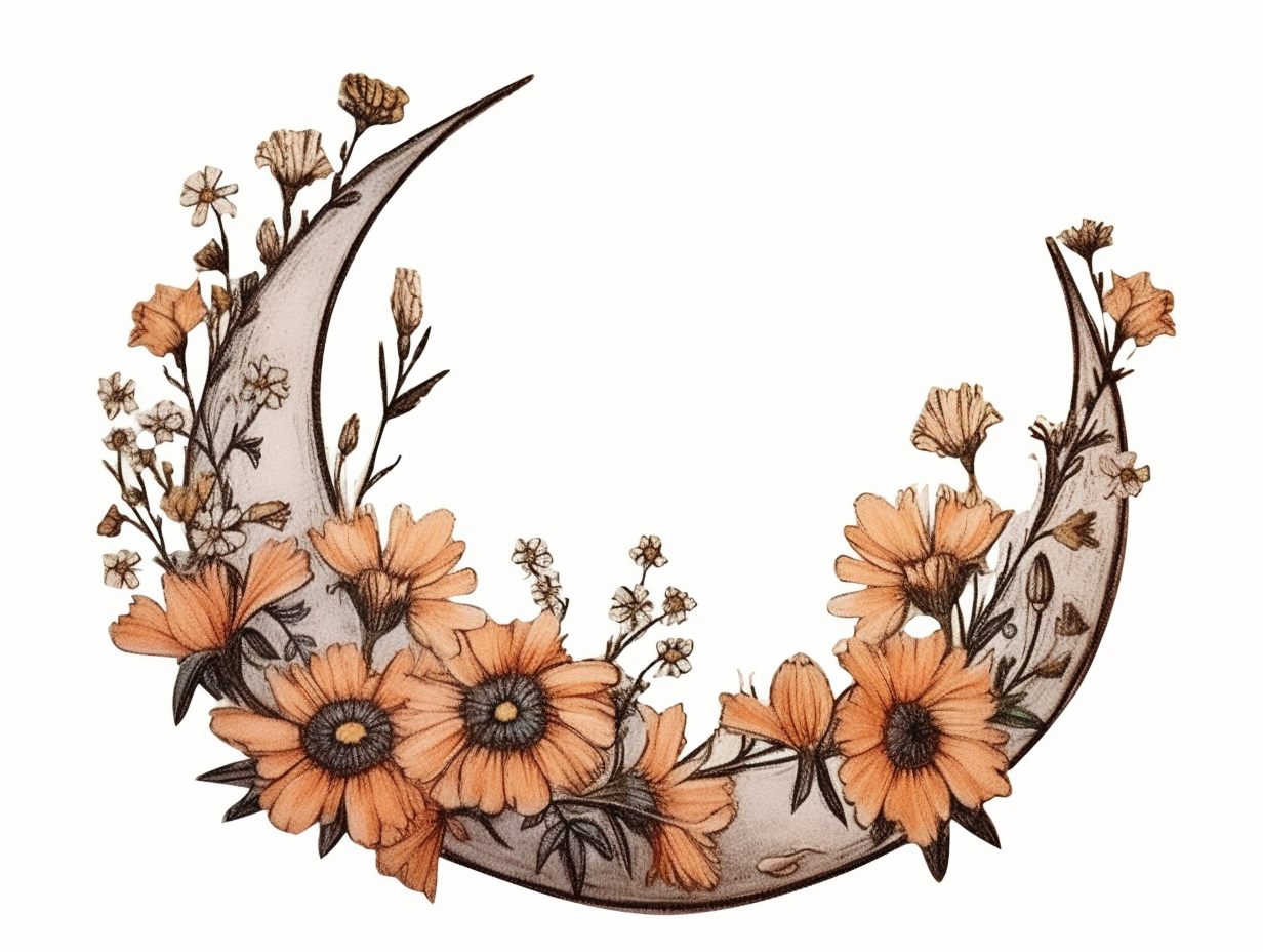 crescent shape cliparts