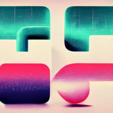 logo, clipart, DIGITAL METHODS, synth wave, retro, rendered in hudini