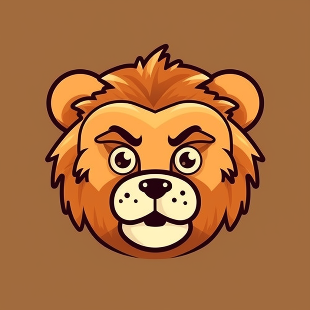 lion mascot clipart