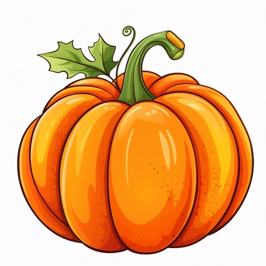 Pumpkin round shape clipart,White backgroun - @Royeldesk Digital Agency (fast)