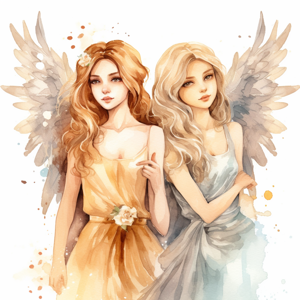 girl angel cliparts