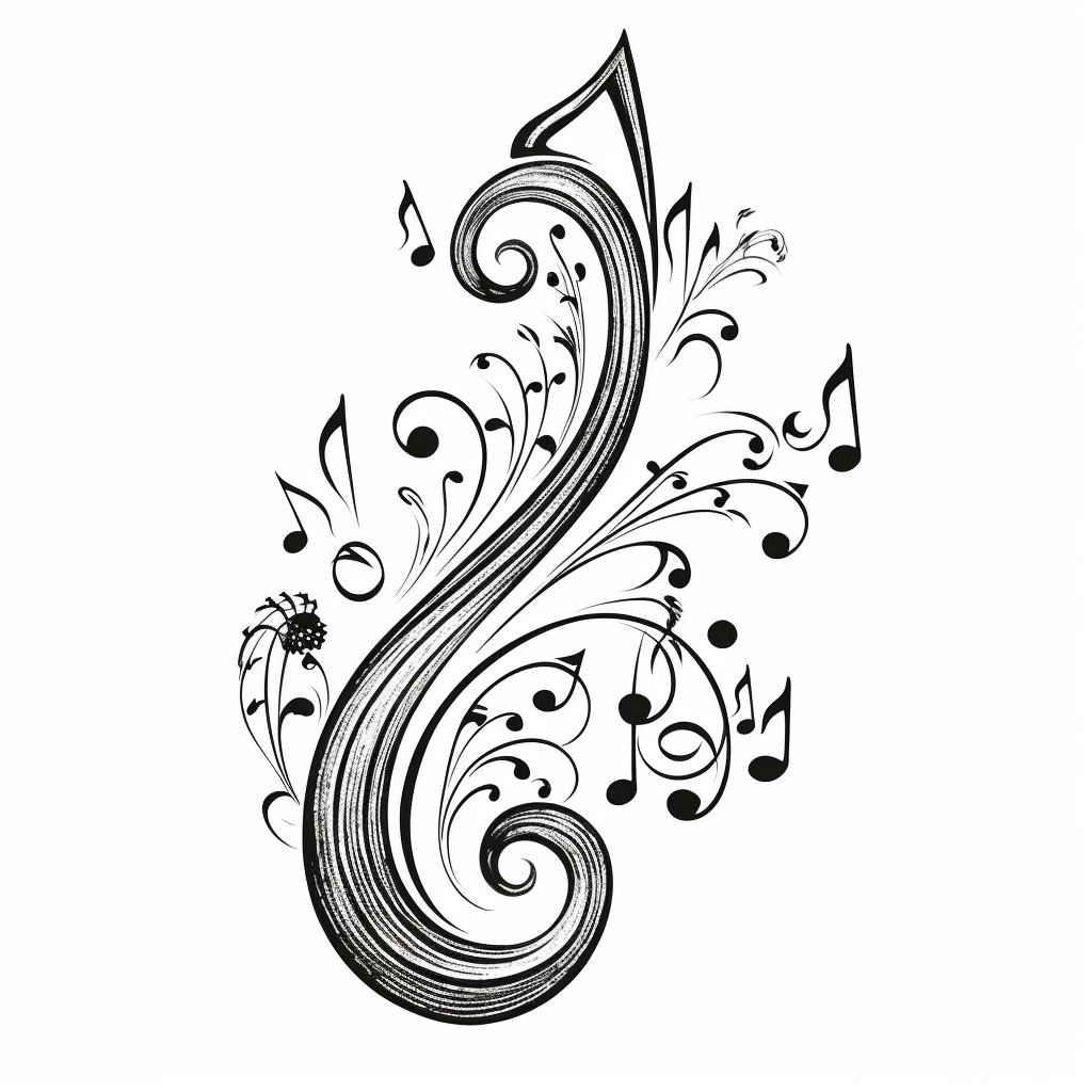 music notes clipart