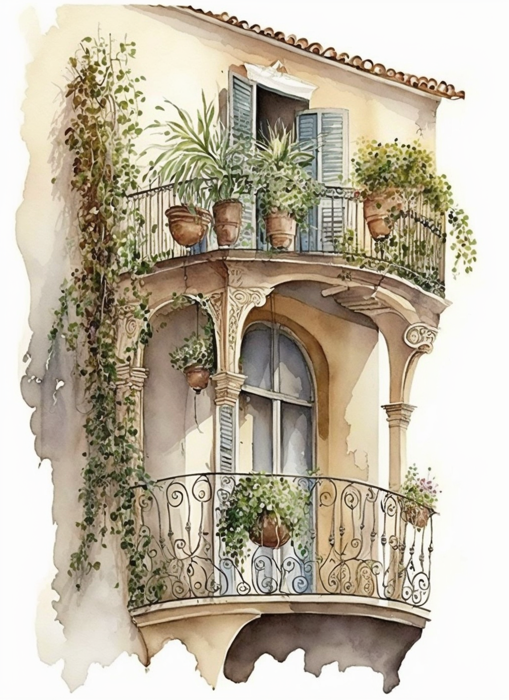 balcony cliparts