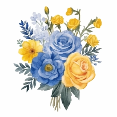 Design a dreamy watercolor clipart of Provence-inspired A cottage-style arrangement of roses, daisies, and cornflowers composition, hand-painted with soft and graceful brushstrokes. Draw inspiration from the artistic finesse of Ethereal Petals Watercolors for a refined and ethereal depiction. isolated on a white background, hand-drawn illustration, hand-painted watercolor texture, 16k UHD resolution, intricately detailed, sharp focal points, designed by Ana Victoria Calderon and Holly Exley, i c