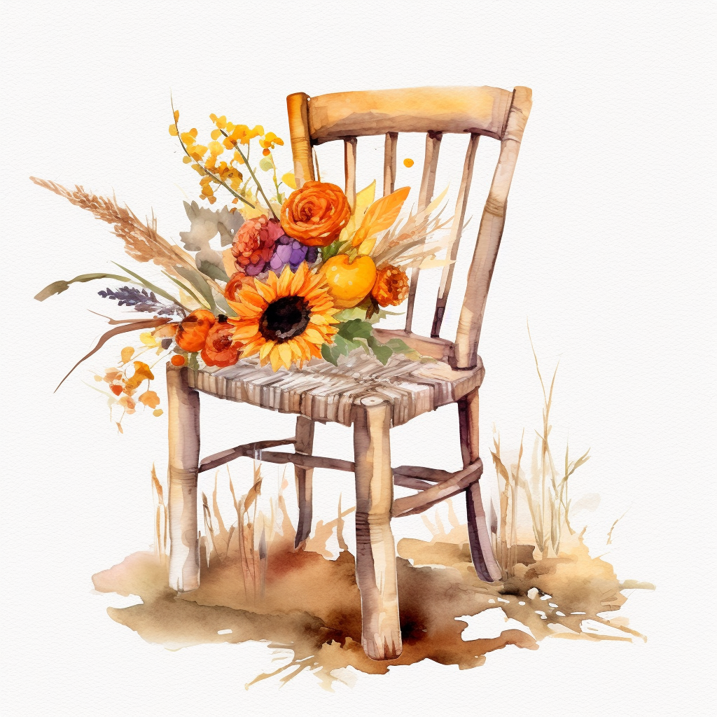 autumn flowers cliparts