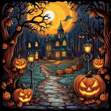 Halloween for Holiday clip art illustrator