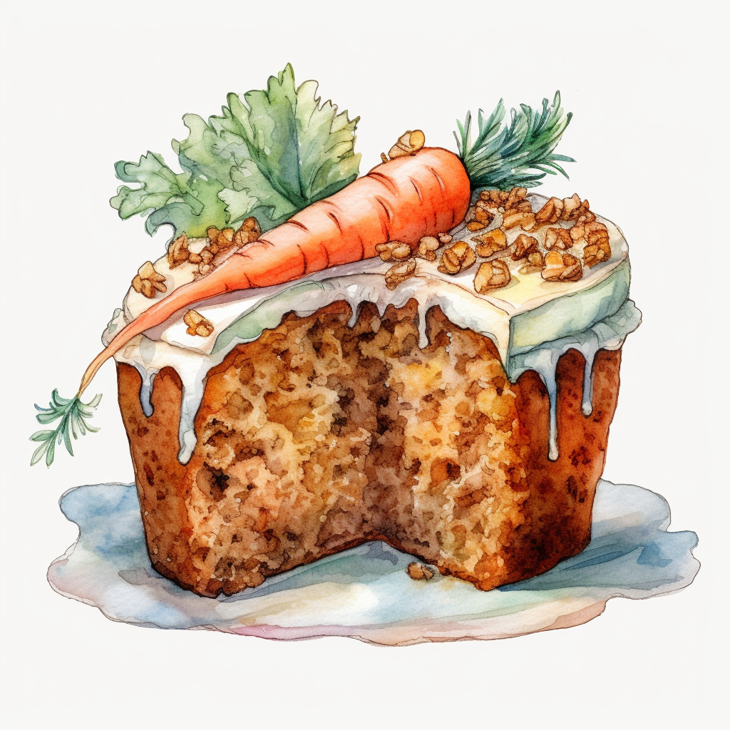carrot cake cliparts