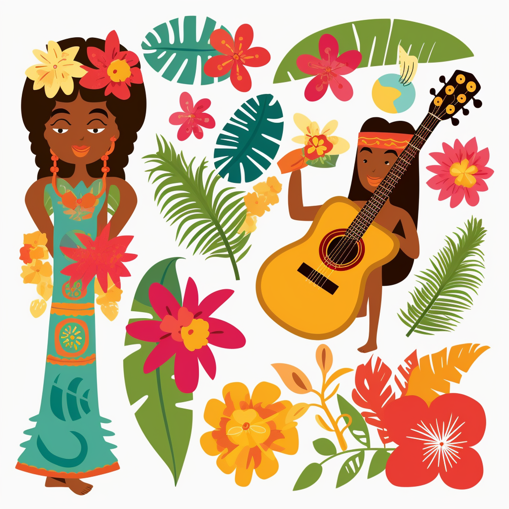 luau cliparts