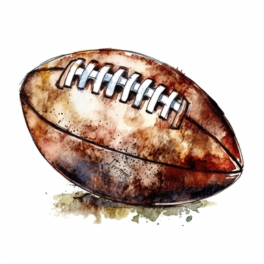 football clip art, white background