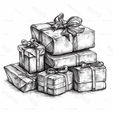package drawing clipart