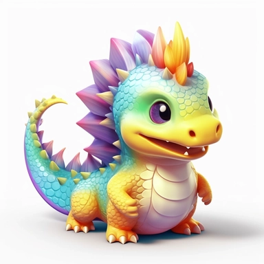 clipart featuring lovable hand-drawn illustration of a chubby baby dragon with endearing features and vibrant scales with a white background in a magical and enchanting style, lovely, whimsical, 3D vector art, cute and quirky, fantasy art, Adobe Illustrator, hand-drawn, digital painting, character-focused, 4K resolution, photorealistic rendering, character-focused and chess pieces, using Cinema 4D, aquarelle painting, romantic light, ultra-details, photorealistic, realistic ,gel lighting, Cinema