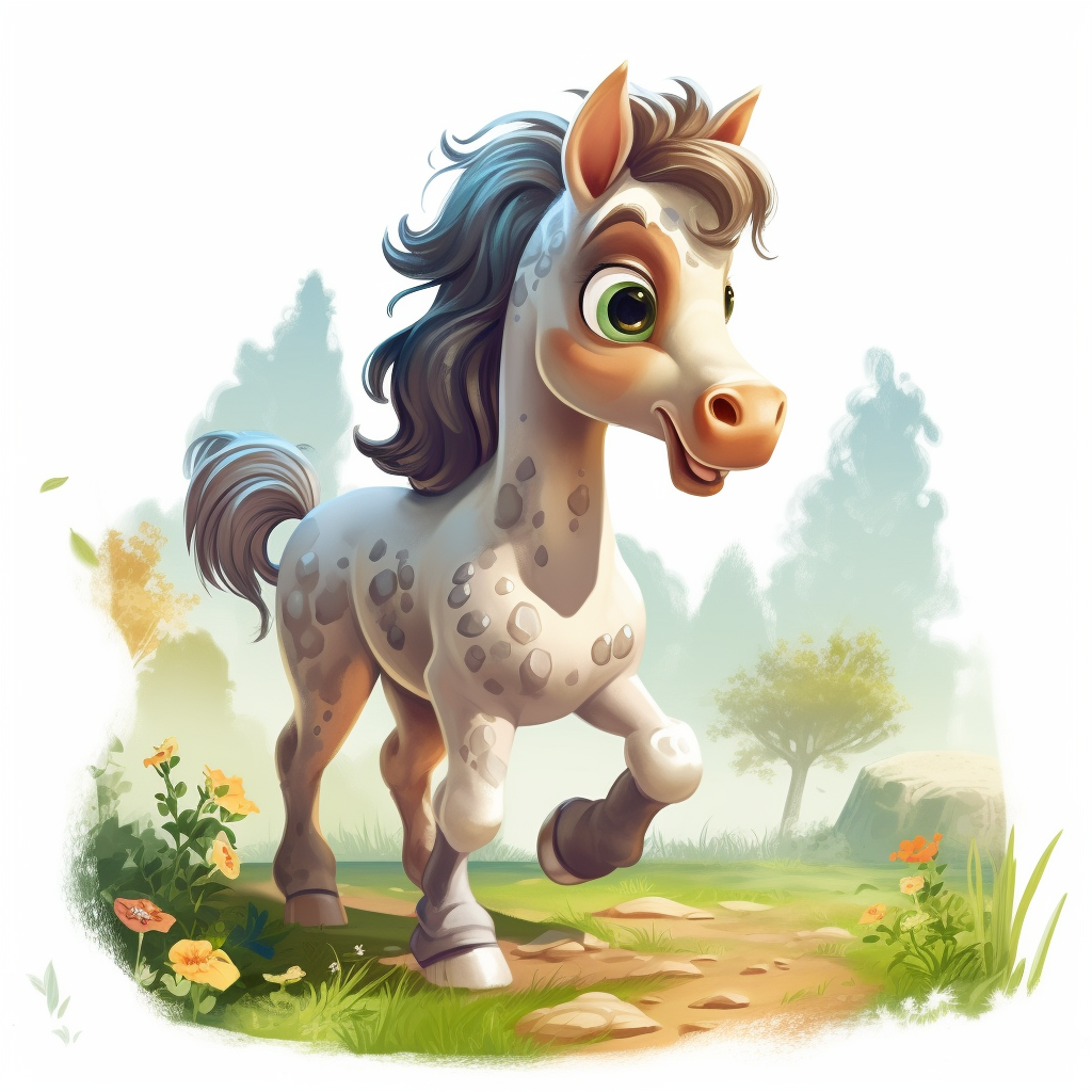 cartoon horse clipart