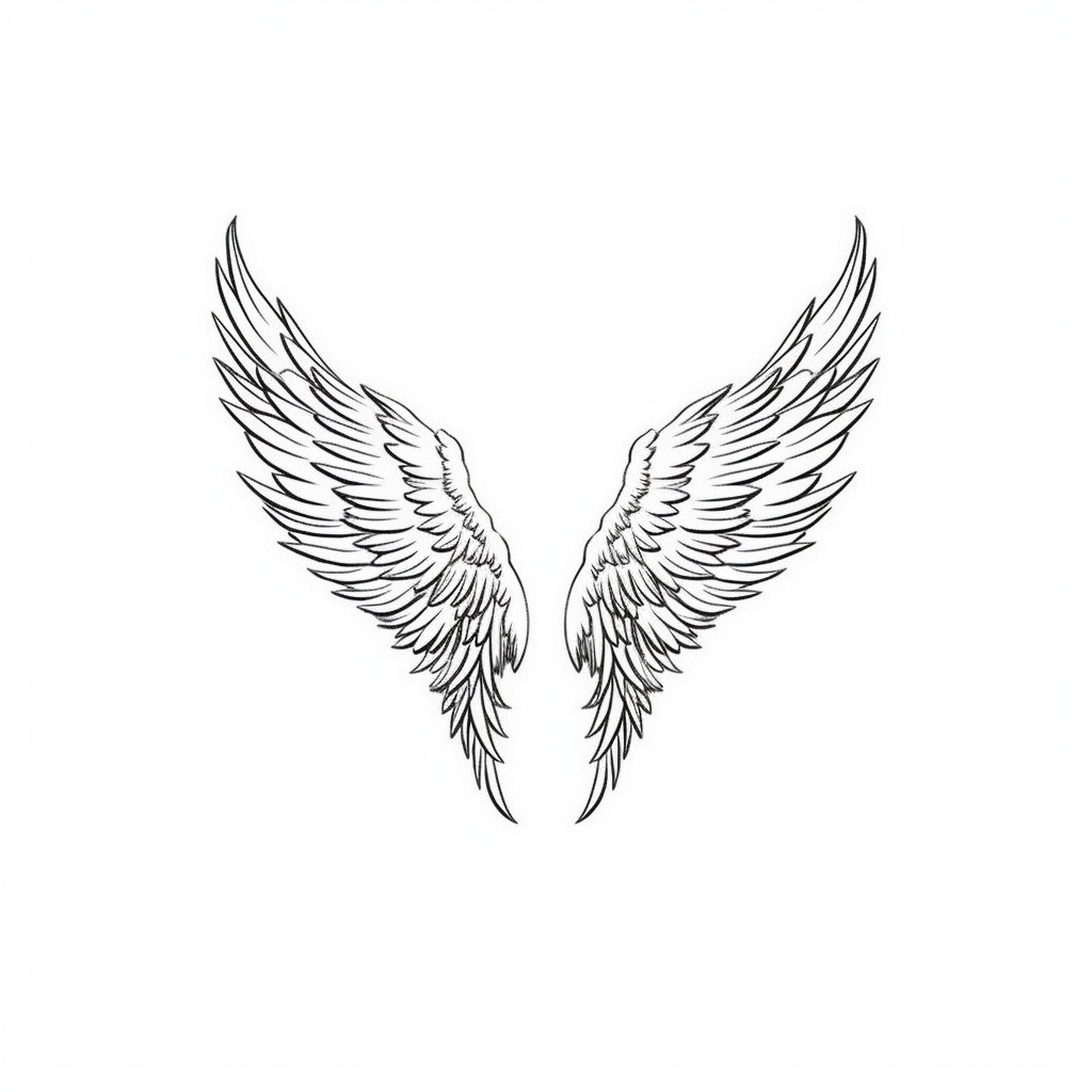 Angel Wings Svg , Angel Wings Clip Art, Wings Cut File For Silhouette ...