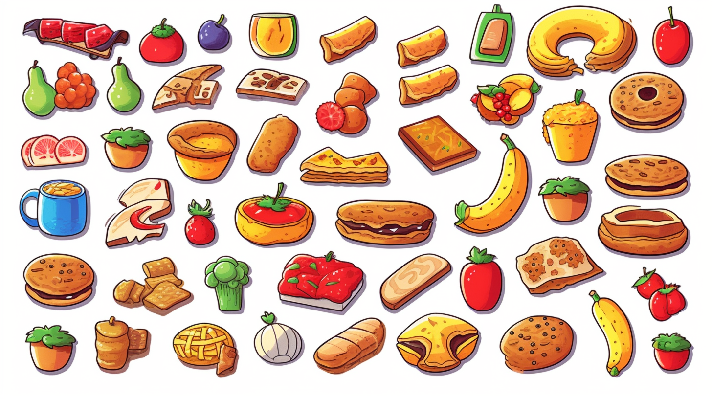 cartoon food clipart