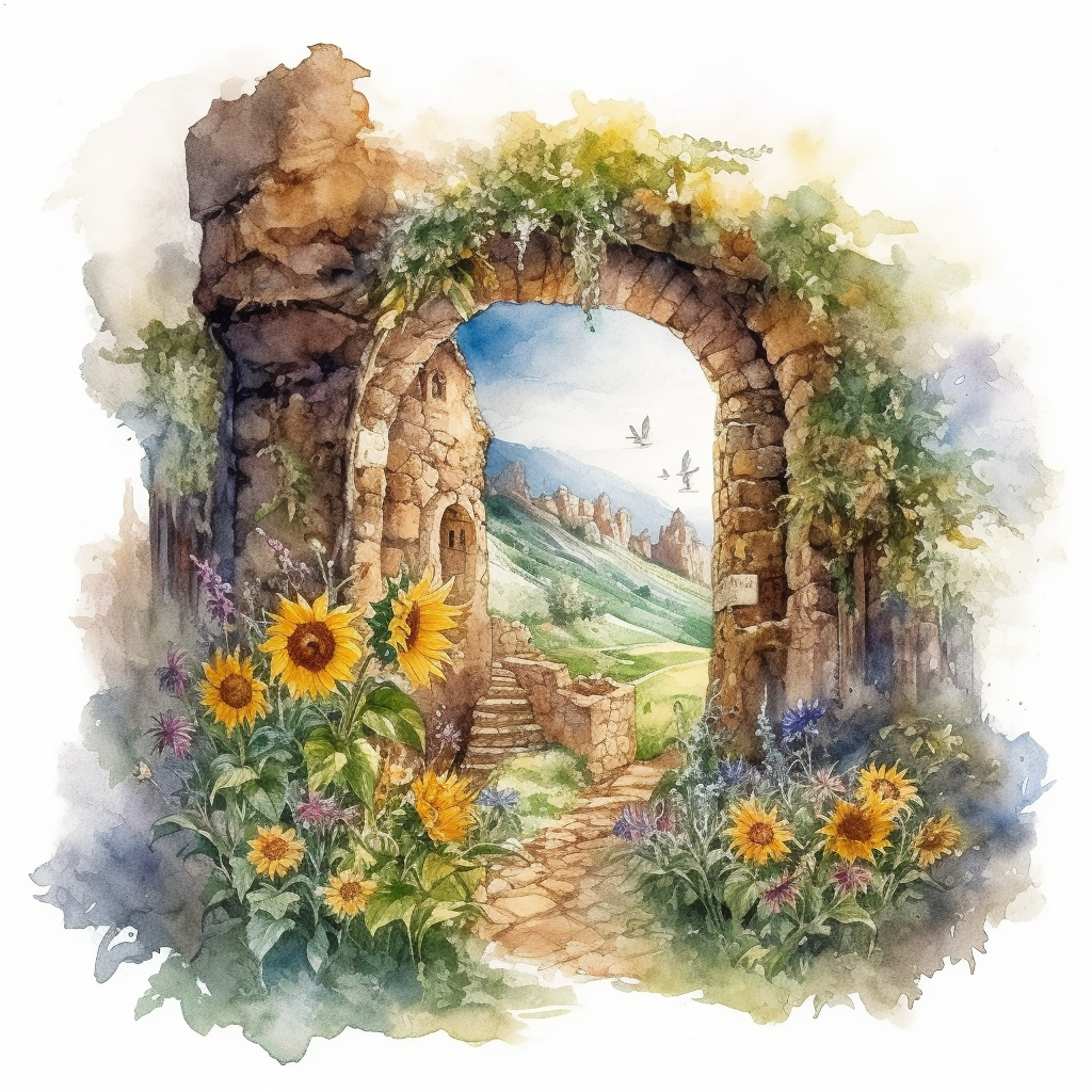 garden wall cliparts