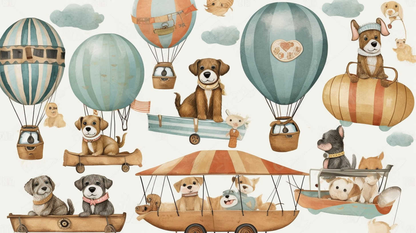 balloon dog cliparts