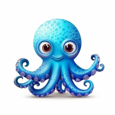 cute octopus clip art