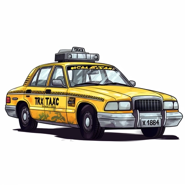Taxi Cab Png Sublimation Design, clipart, sticker