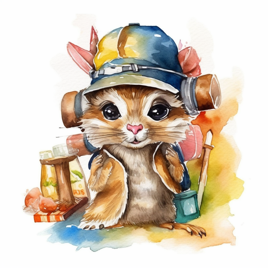 chipmunk animal cliparts