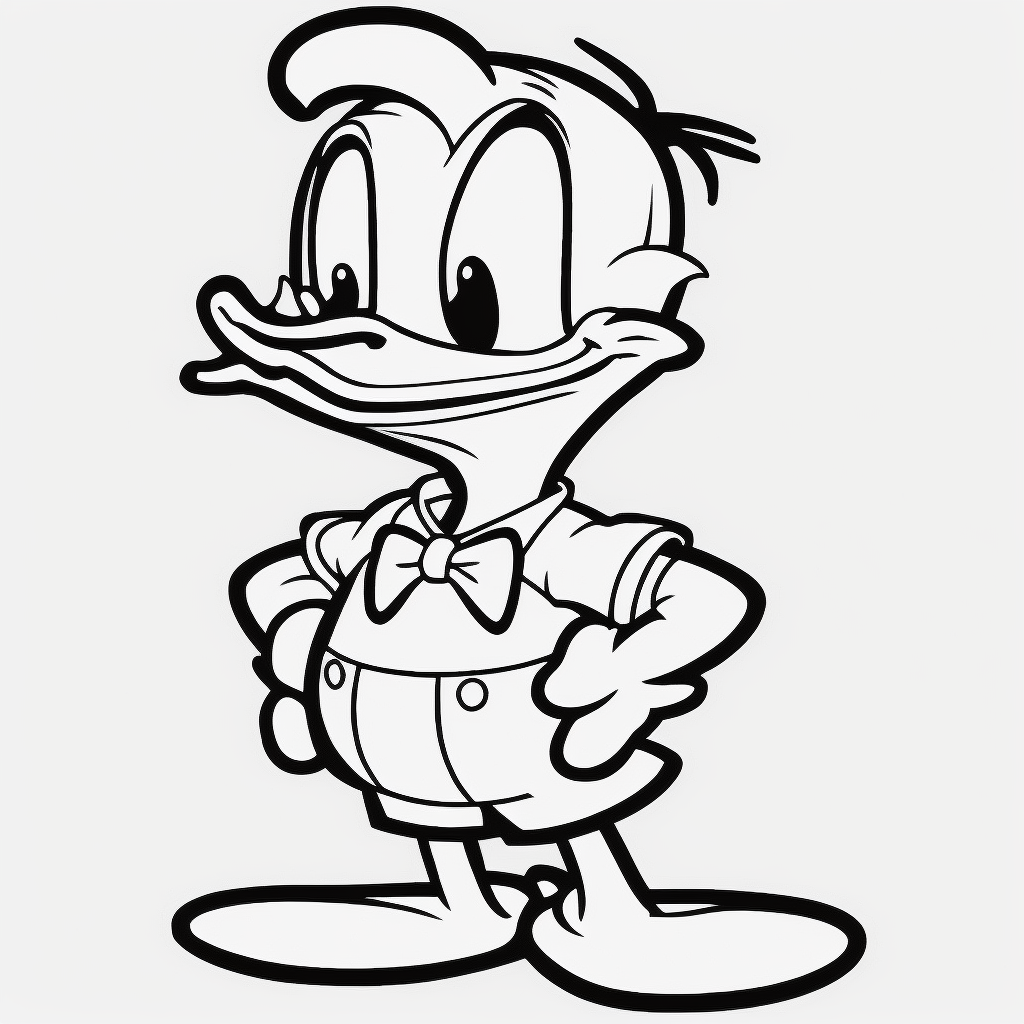 Angry Donald Duck Coloring Page for Kids - Free Donald Duck Printable  Coloring Pages Online for Kids - ColoringPages101.com | Coloring Pages for  Kids
