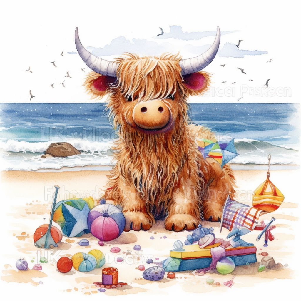 beach toys cliparts