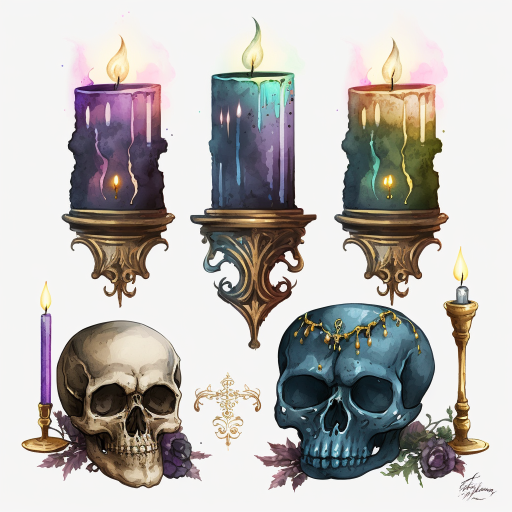 candle holder cliparts